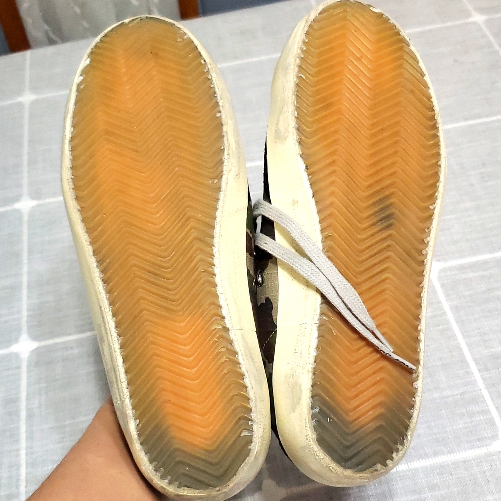 Golden Goose Camouflage and Black Sneakers - Picture 14 of 16